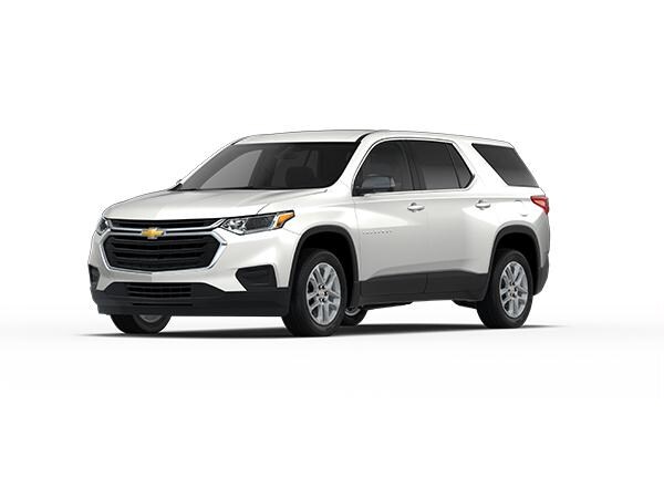 2019 Chevy Traverse LS White