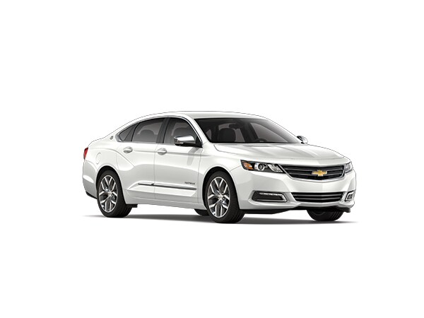 Chevy Impala Premier White Angle