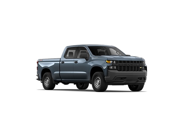 2019 Chevy Silverado WT Silver Exterior
