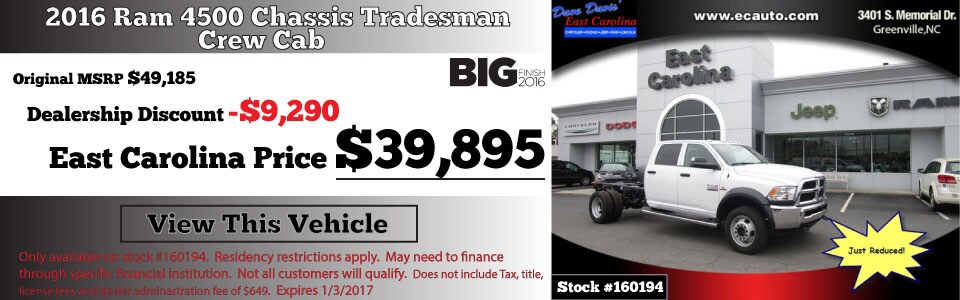 East Carolina Chrysler Dodge Jeep Ram Fiat Car Dealership