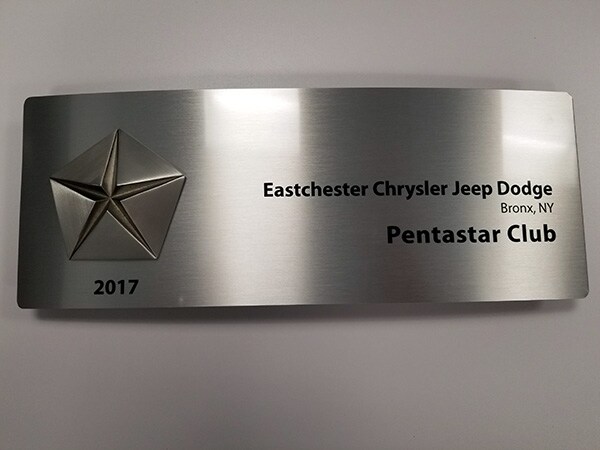 Pentastar Club Status Award 2017