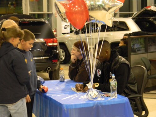 Antrel Rolle at Eastchester Chrysler Jeep Dodge