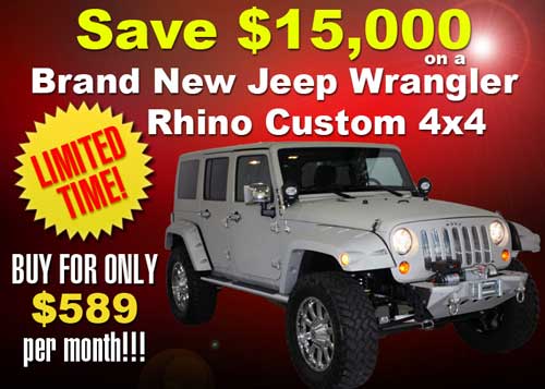 Save $15,000 on this Custom Jeep Wrangler 4x4