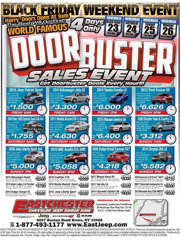 Black Friday World Famous Doorbuster Sales Event