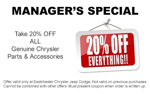 Eastchester Parts Manager Special