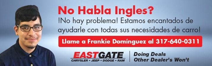 Meet Frankie Dominguez! Contact Eastgate Chrysler Jeep Dodge Ram for more information!