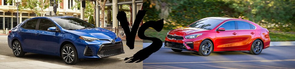 2019 Kia Forte vs 2019 Toyota Corolla Compare 2019 Forte with 2019 Corolla