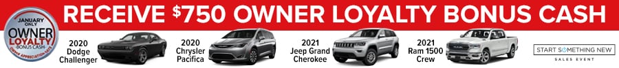 Owner Loyalty Bonus Cash