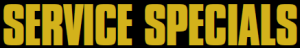 Service Specials