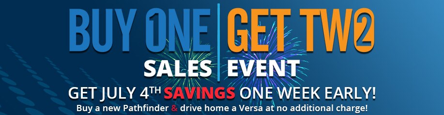 Buy One Get Two Sales Event Going On Now at East Tennessee Nissan of Morristown!