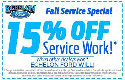 Fall Service Special at Echelon Ford Stratford, NJ
