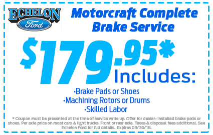 Brake Service Special at Echelon Ford Stratford, NJ