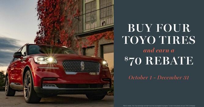 $70 Toyo Tire Rebate