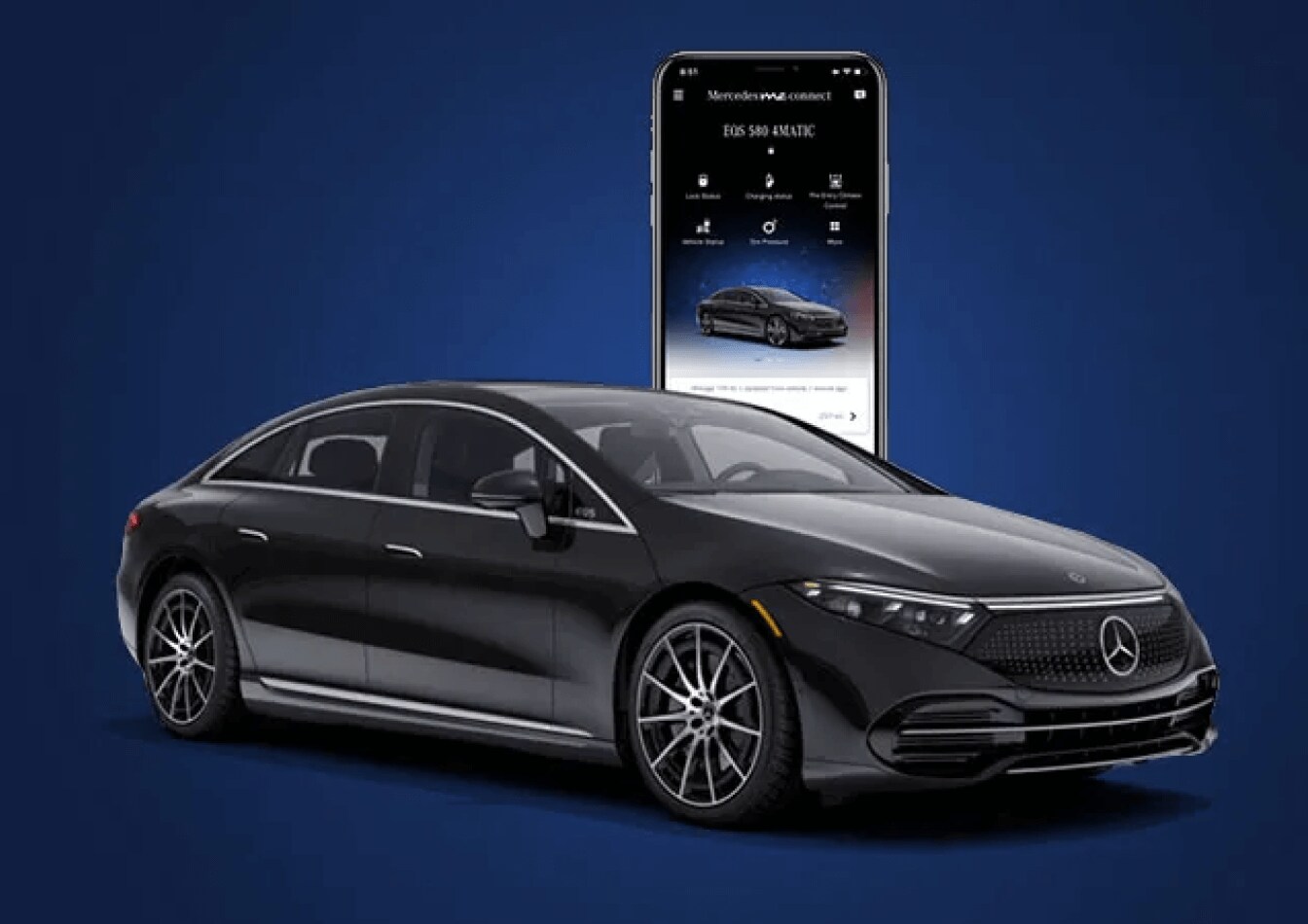 What Do the Mercedes me connect App Arrows Mean?