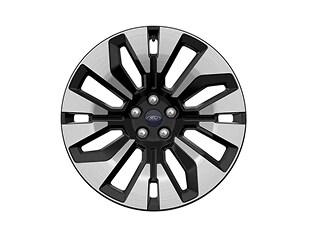 21-Inch Bright Machined with Tarnish Dark Pockets