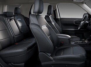 Leather Trimmed with Mini-Perforation