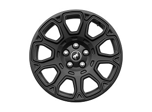 17 Matte Black-Painted Aluminum