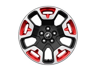 17 Ebony with Race Red-Painted Pockets
