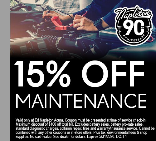 15% Off Maintenance Coupon