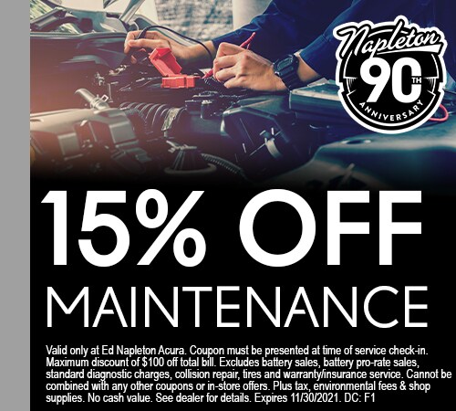 15% Off Maintenance Coupon