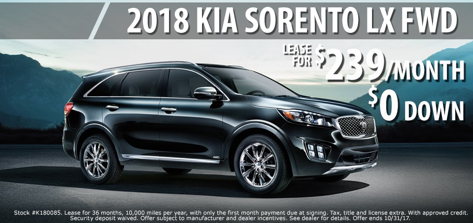 2017 Kia Sportage lease for only $219 a month