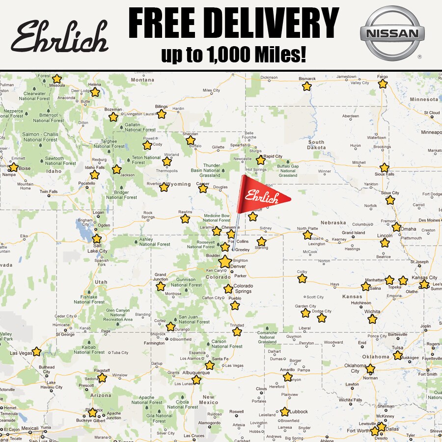Free Delivery Ehrlich Nissan Greeley