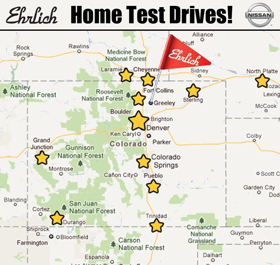 Test Drive Ehrlich Nissan Greeley