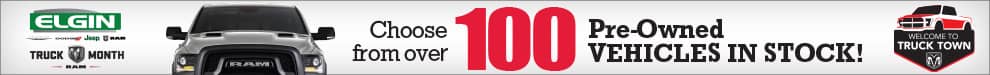 over 100 pre-owned vehicles in stock