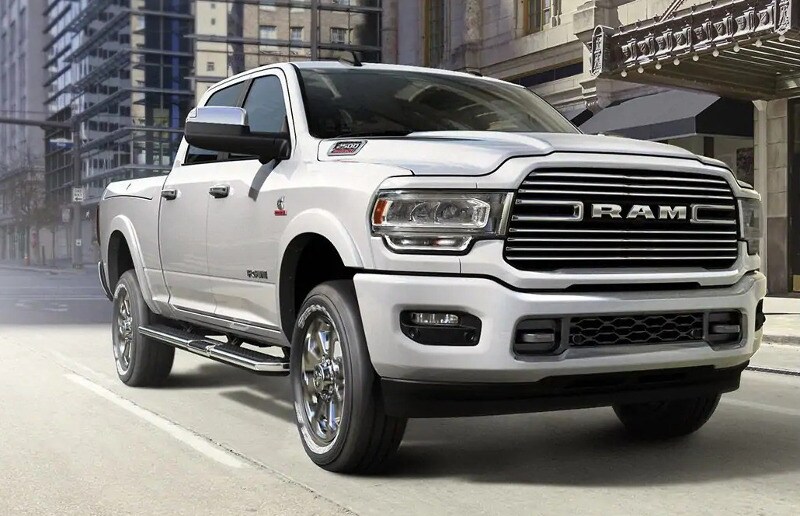 2019 Ram 2500 on road