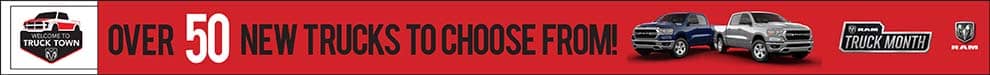 Over 50 New Trucks to choose from