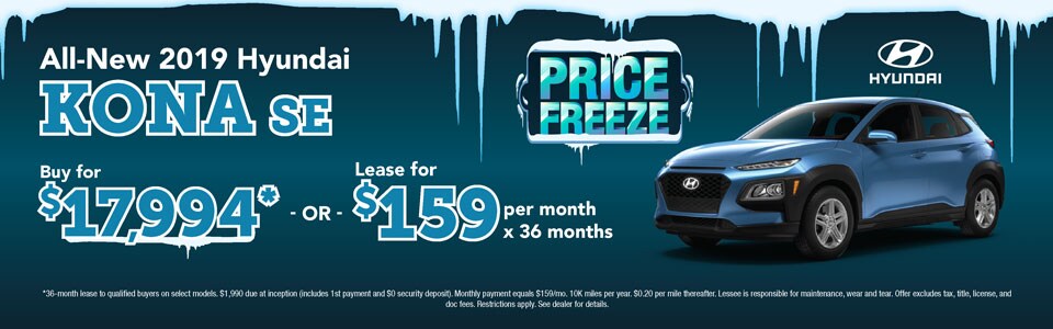 Kona Price Freeze
