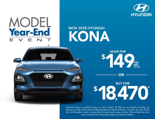 Buy or Lease New 2018 Hyundai Kona