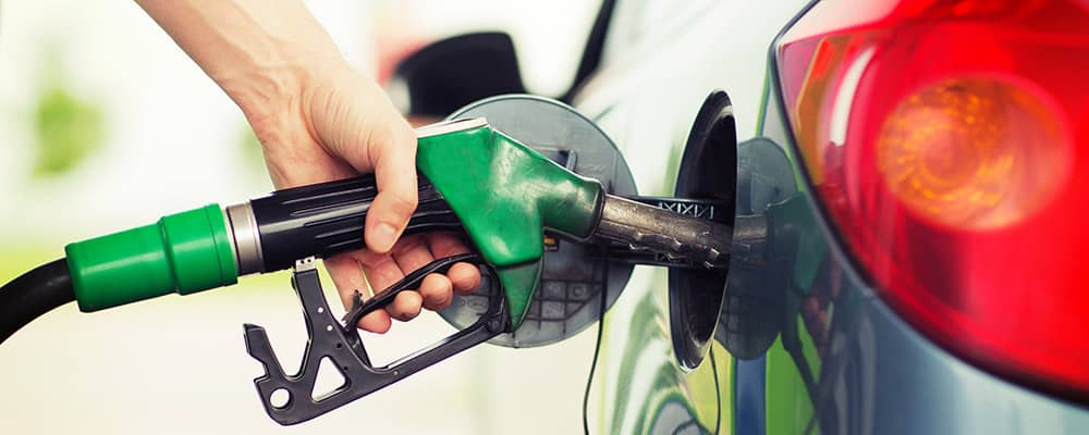 Pumping gas into a fuel efficient car