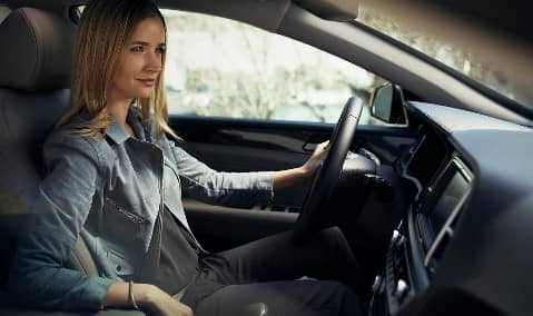 woman in 2019 Hyundai Sonata