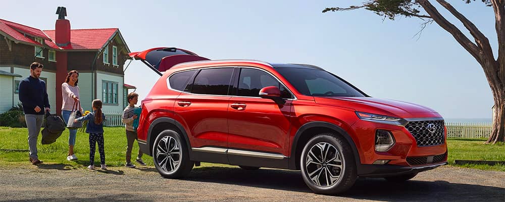 2019 Hyundai Santa Fe in Lava Orange