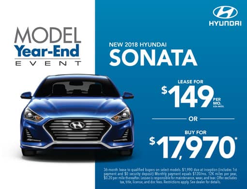 Buy or Lease New 2018 Hyundai Sonata