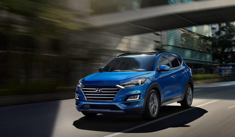 2019 Hyundai Tucson in Aqua Blue