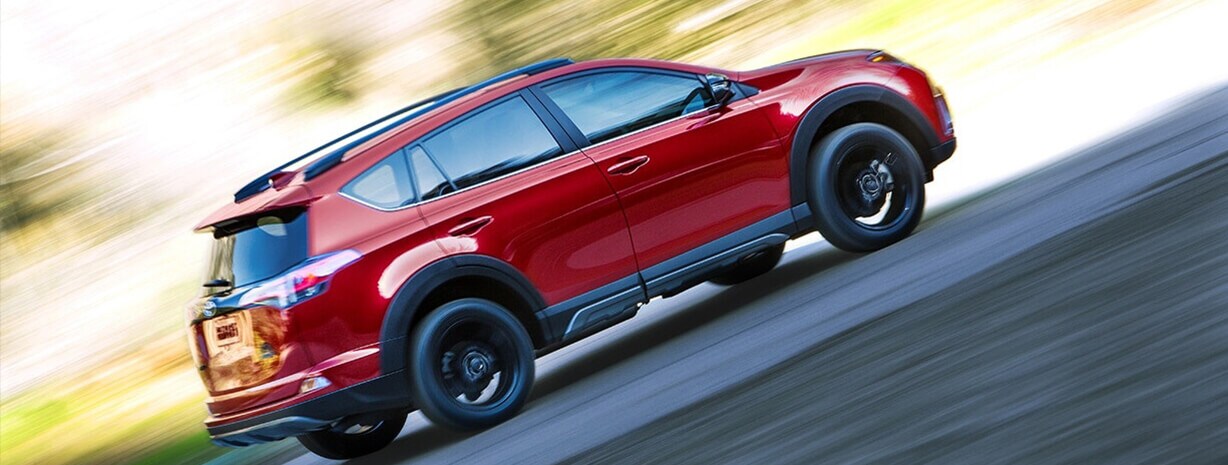2018 Toyota RAV4 on road