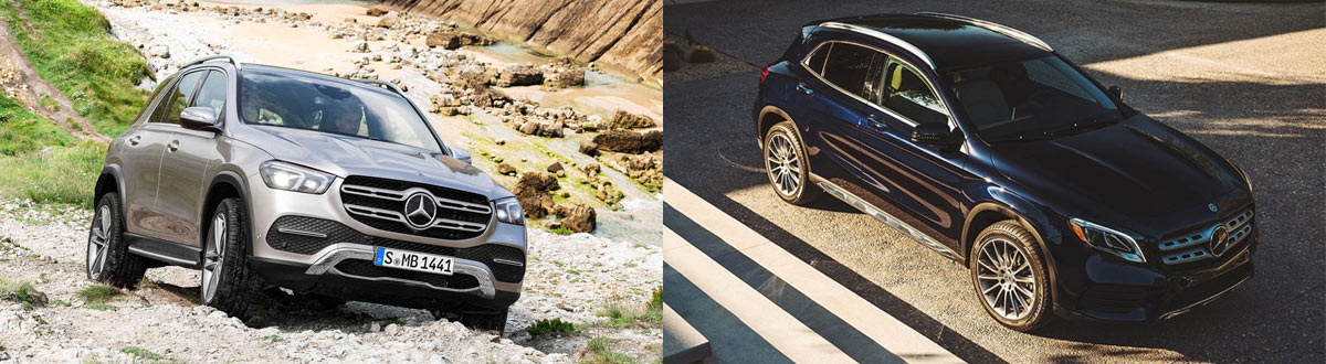 2020 Mercedes-Benz GLE-Class vs 2019 Mercedes-Benz GLA Class