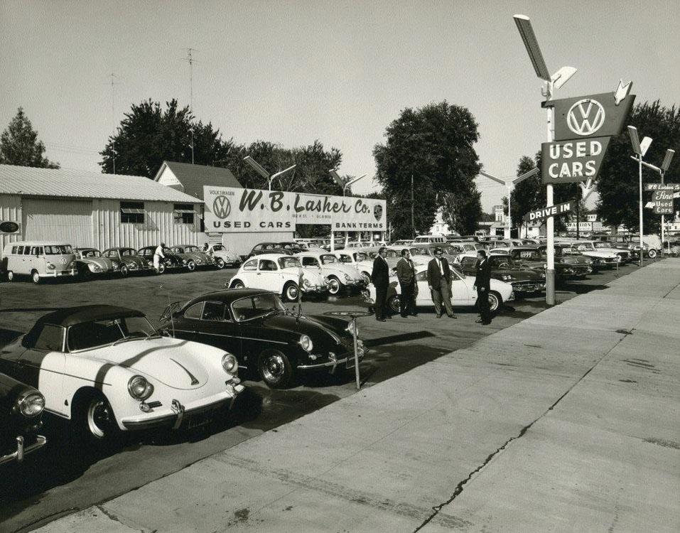 Lasher Used VW 1964.jpg Lasher Used Cars 1960s