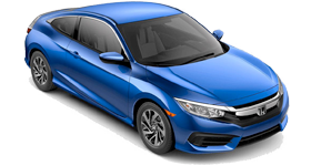 2017 Honda Civic LX Coupe shown