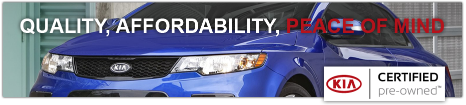 Kia Certified Pre-Owned Vehicles, available at Elk Grove Kia