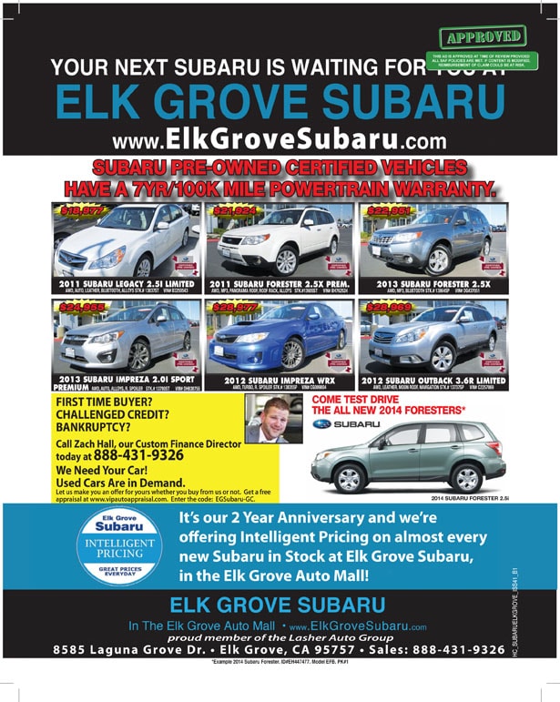 elk grove subaru bbb