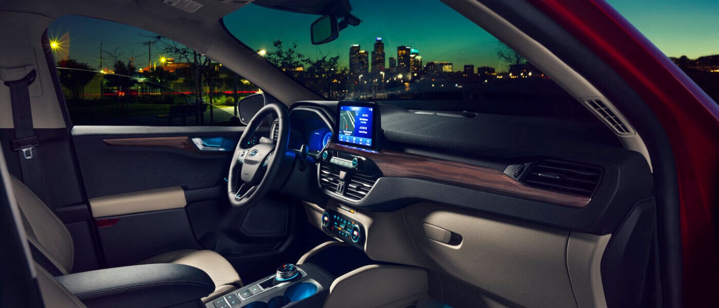 2022 Ford Explorer Interior Front Night