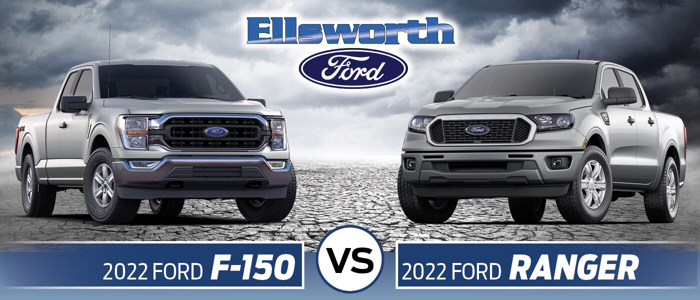 2022 Ford F-150 vs. Ranger
