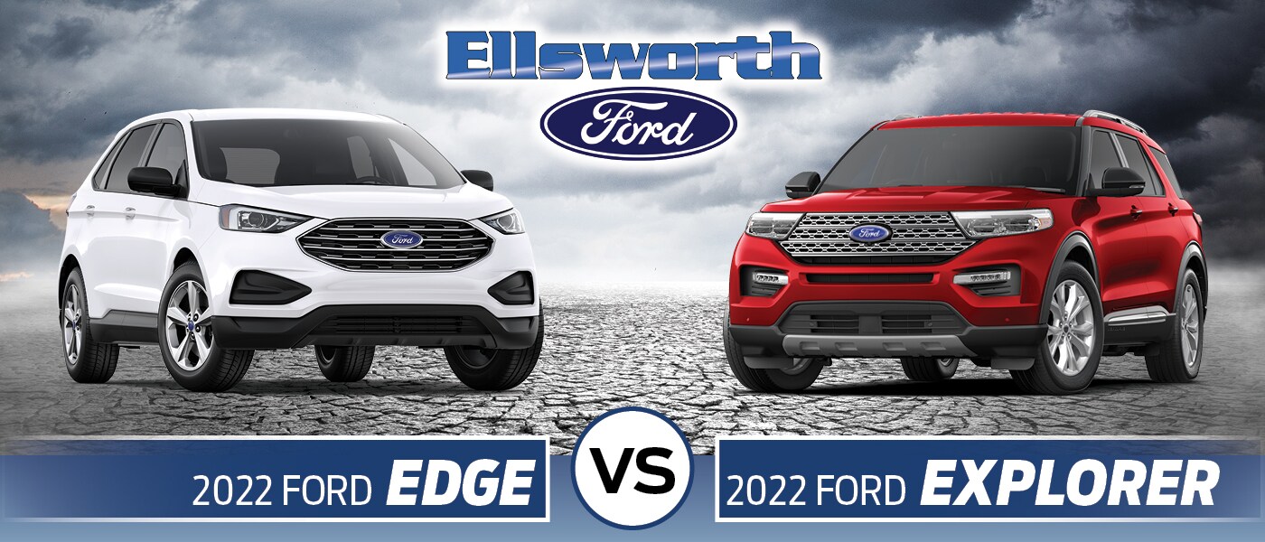 2022 Ford Edge Exterior Driving On A Bridge