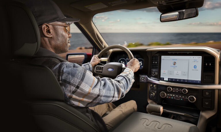 2024 Ford F-150 Interior Front With Driver