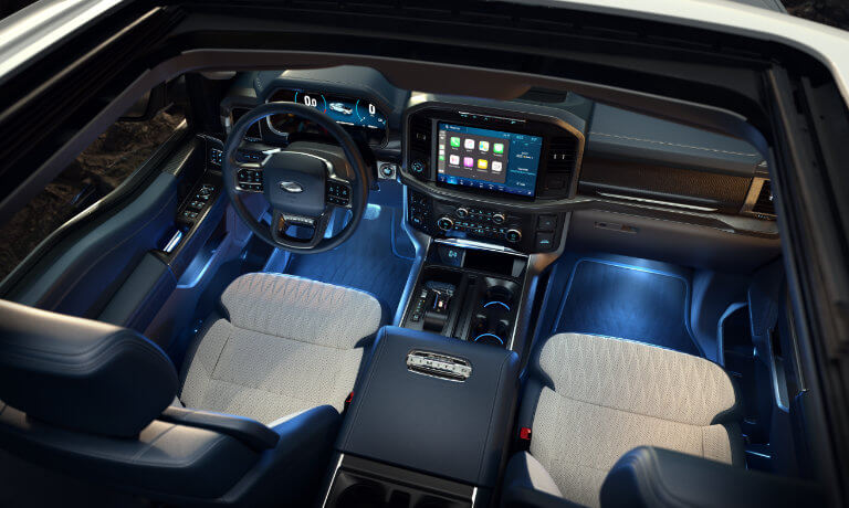 2022 Ford F-150 Interior Front Lighting