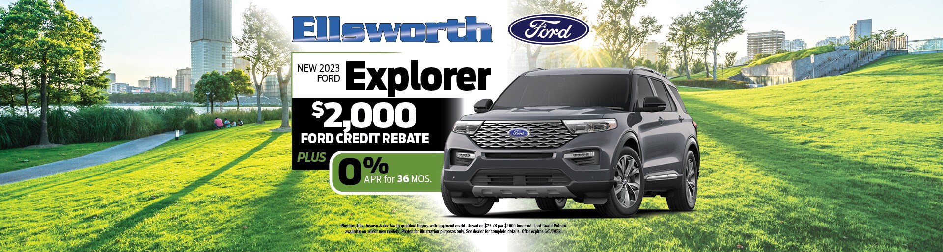 New 2023 Ford Explorer Offer | Ellsworth, WI
