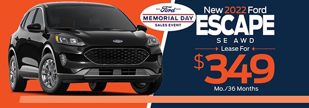 NJ Ford Dealer Escape Special Offer